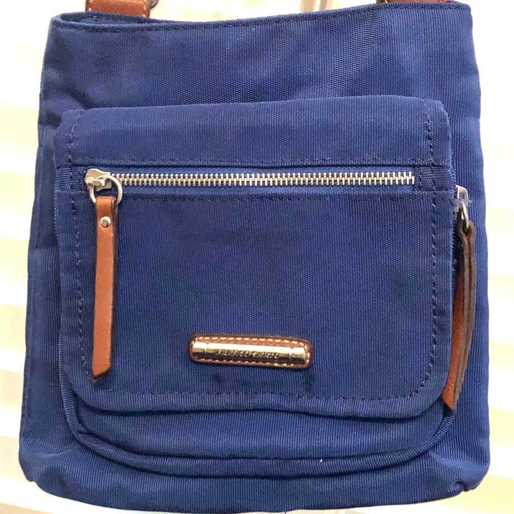 Franko Sarto Blue Crossbody Bag Travel Purse